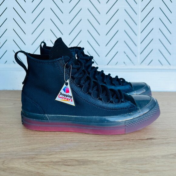 ⭐Converse Chuck Taylor All Star CX EXP2Men's Shoes Size 4 Black/Red A08593C New - Picture 1 of 10